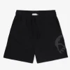 MANTO Baumwollshorts LOGO schwarz