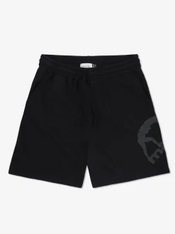 MANTO Baumwollshorts LOGO schwarz