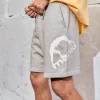MANTO Baumwollshorts LOGO melange