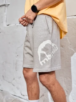 MANTO Baumwollshorts LOGO melange