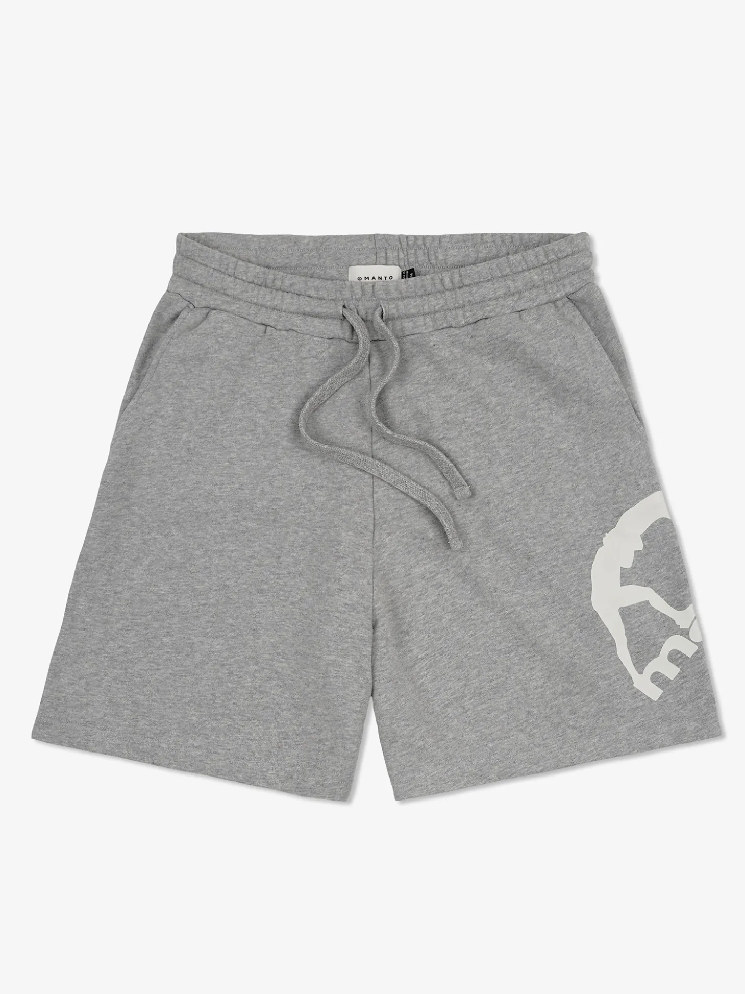 MANTO Baumwollshorts LOGO melange