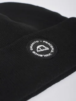 MANTO beanie CIRCLE schwarz