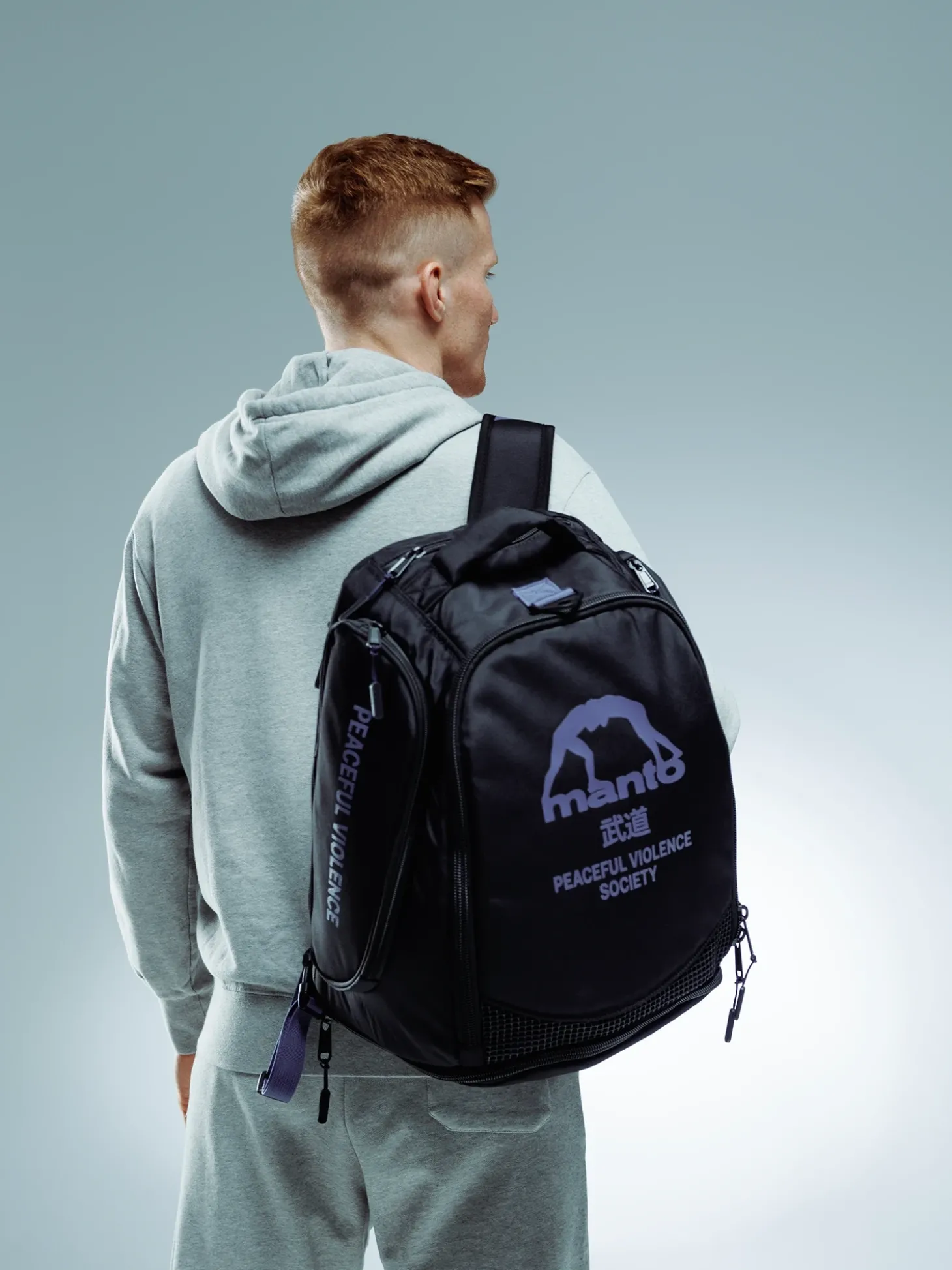 MANTO convertible backpack SOCIETY medium black