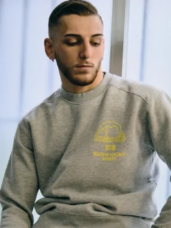 MANTO crewneck SOCIETY heather gray