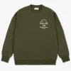 MANTO crewneck SOCIETY  khaki