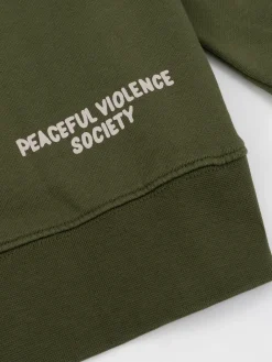 MANTO crewneck SOCIETY  khaki