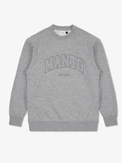 MANTO crewneck VARSITY  grau