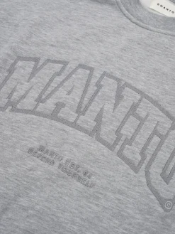 MANTO crewneck VARSITY grau
