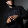 MANTO crewneck VARSITY schwarz