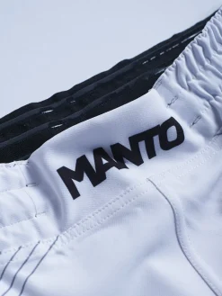MANTO fight shorts FLOW weiss