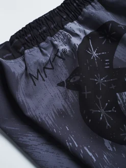 MANTO fight shorts LIVINGS grau