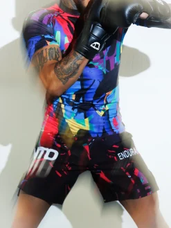 MANTO fight shorts RAVE