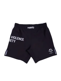 MANTO fight shorts SOCIETY schwarz