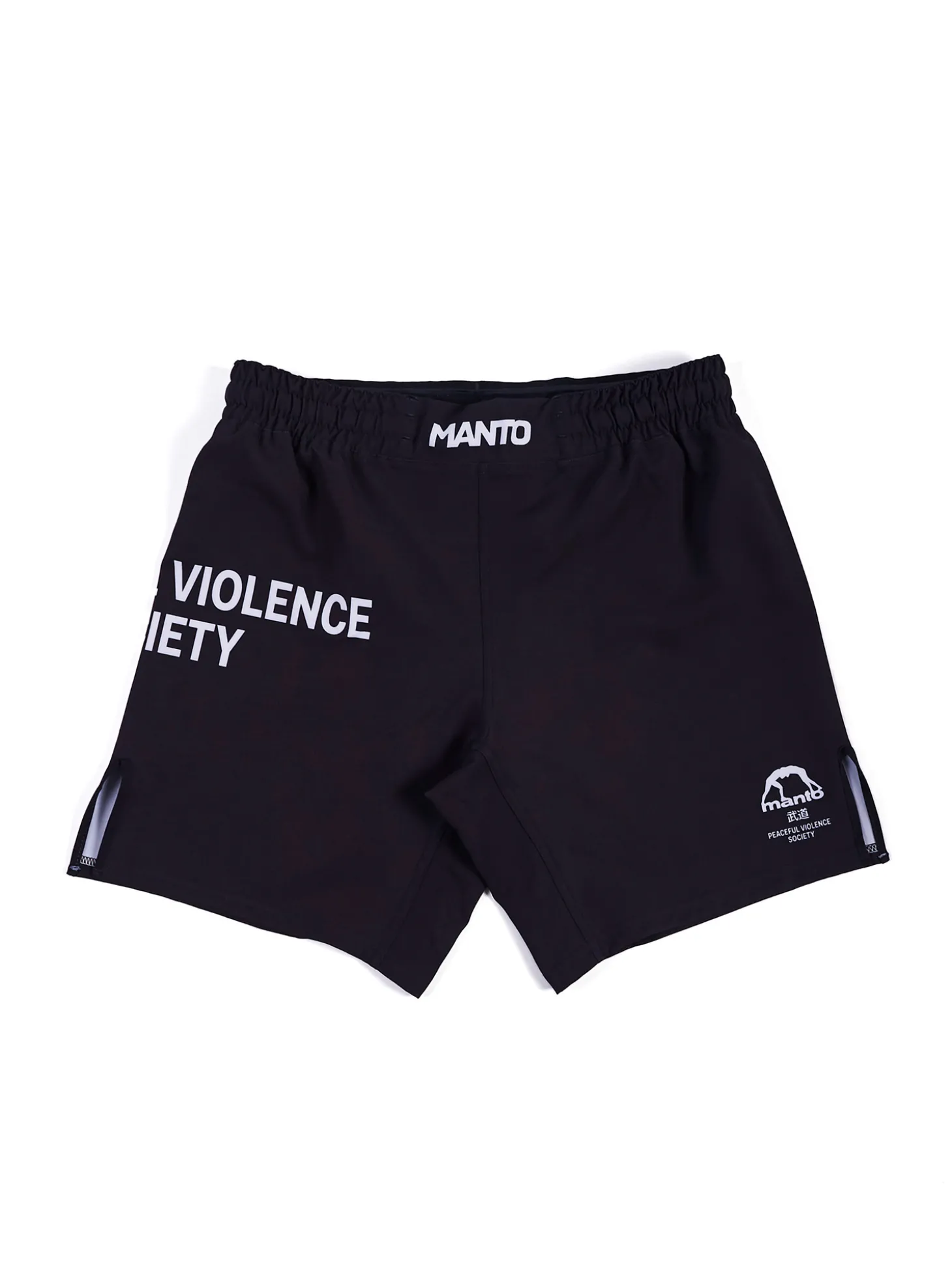 MANTO fight shorts SOCIETY schwarz