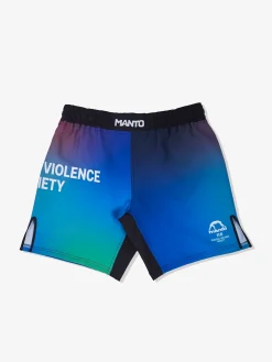 MANTO fight shorts SOCIETY gradient