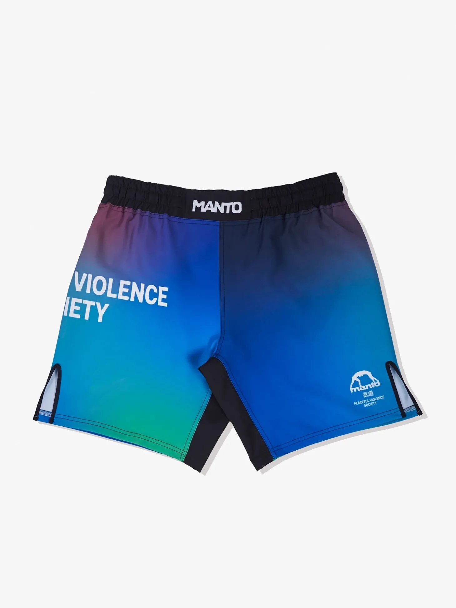 MANTO fight shorts SOCIETY gradient