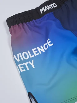 MANTO fight shorts SOCIETY gradient