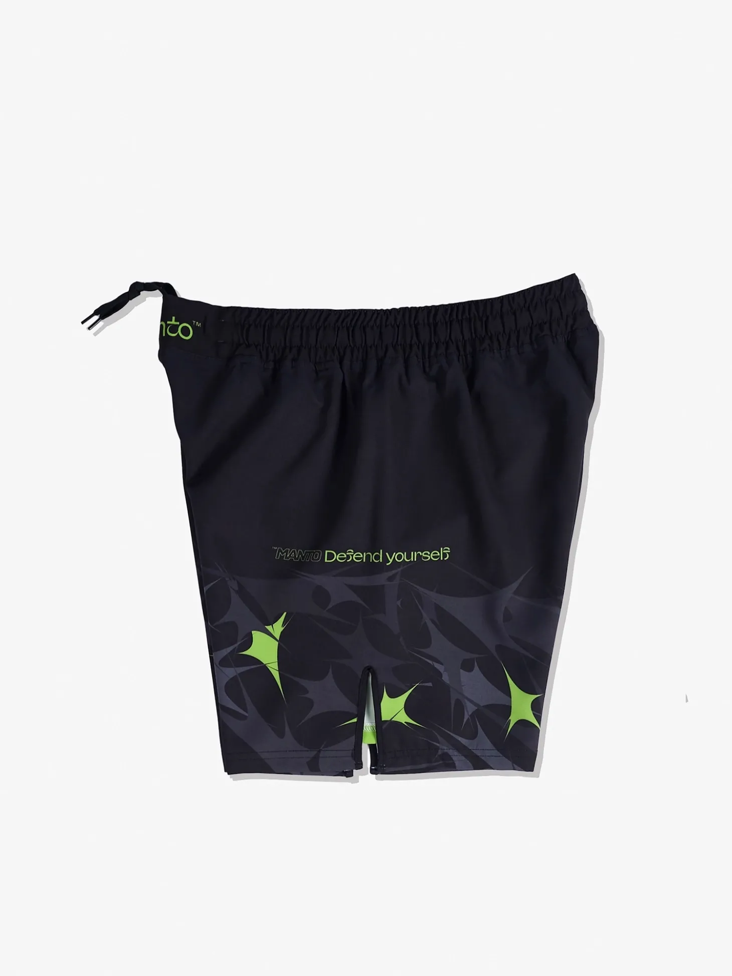 MANTO fight shorts TERRA schwarz
