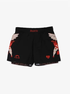MANTO fight shorts TUFF LUV schwarz