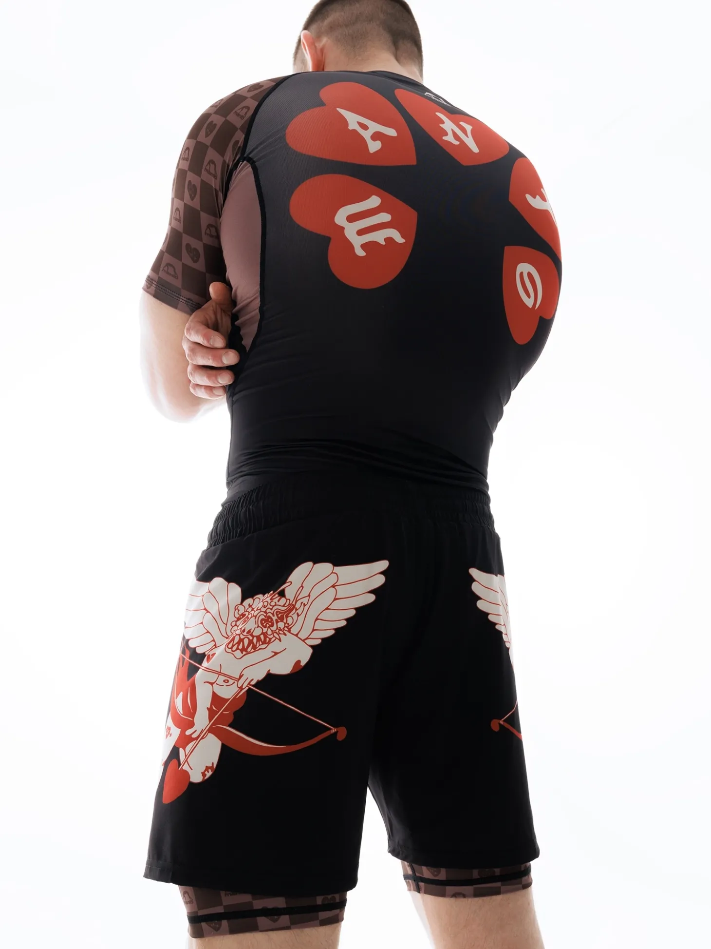 MANTO fight shorts TUFF LUV schwarz