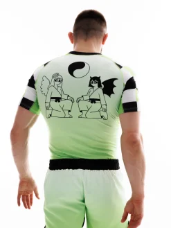 MANTO fight shorts TWO SIDES grun