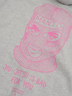 MANTO hoodie BALACLAVA OVERSIZE melange