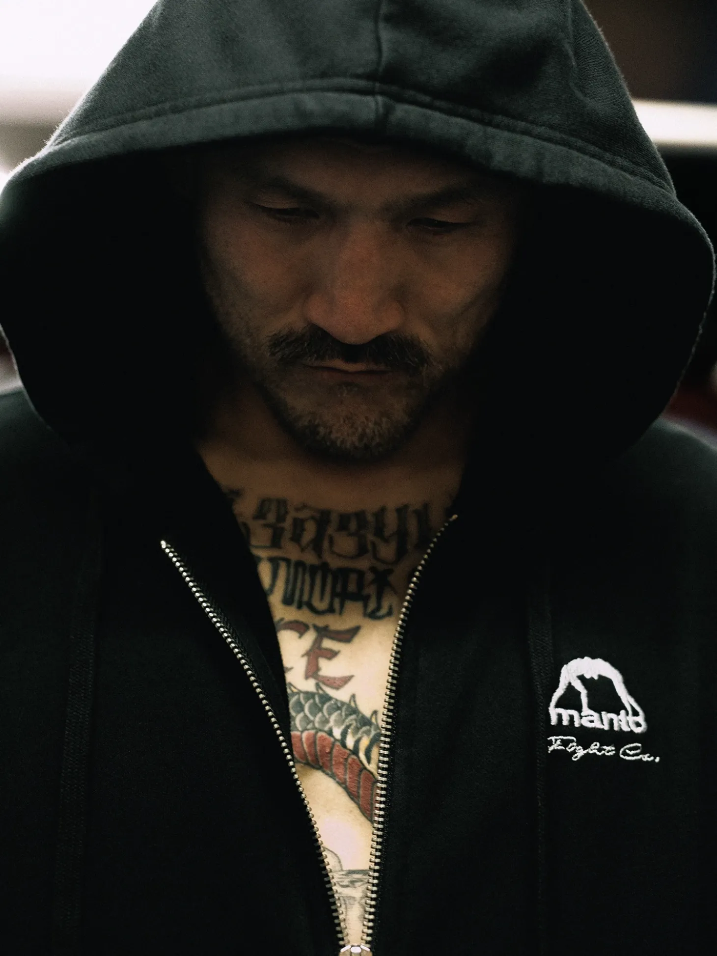 MANTO hoodie FIGHT COMPANY schwarz