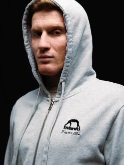 MANTO hoodie FIGHT COMPANY heather gray