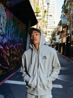 MANTO hoodie FIGHT COMPANY heather gray