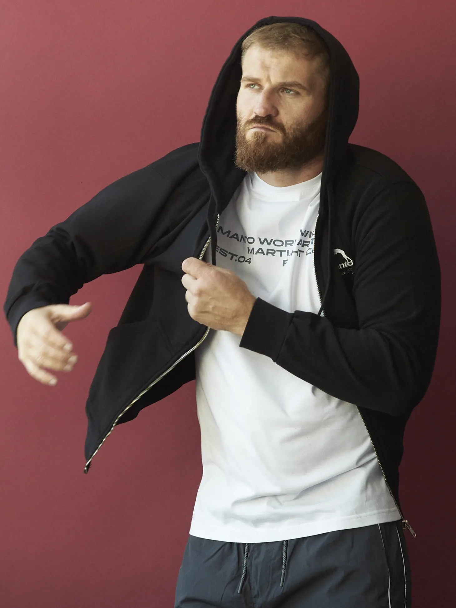 MANTO hoodie FIGHT COMPANY schwarz