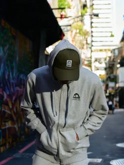 MANTO hoodie FIGHT COMPANY heather gray