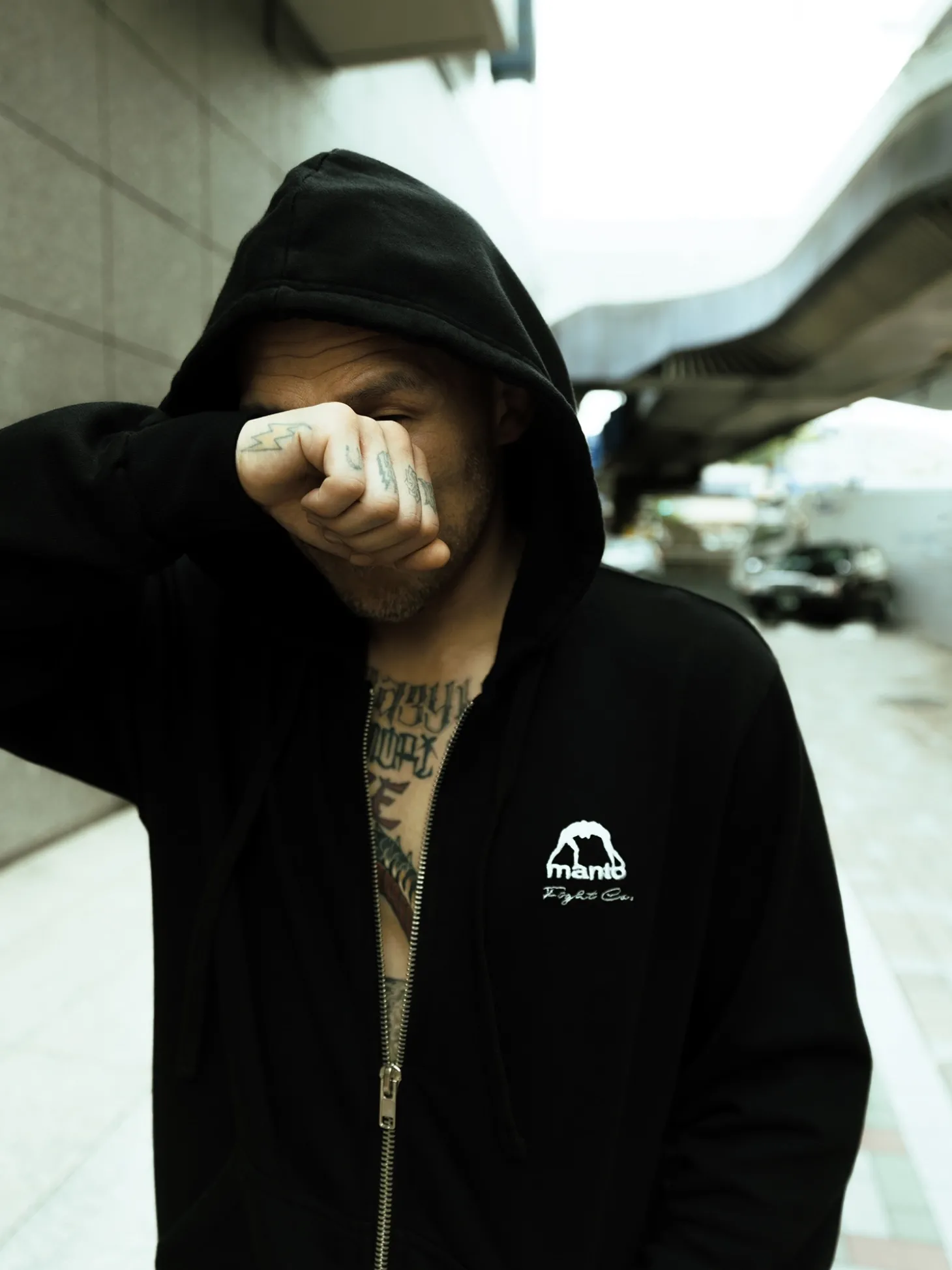 MANTO hoodie FIGHT COMPANY schwarz
