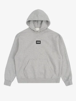 MANTO hoodie LABEL 25 OVERSIZE Heidegrau