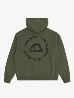 MANTO hoodie LABEL 25 OVERSIZE khaki