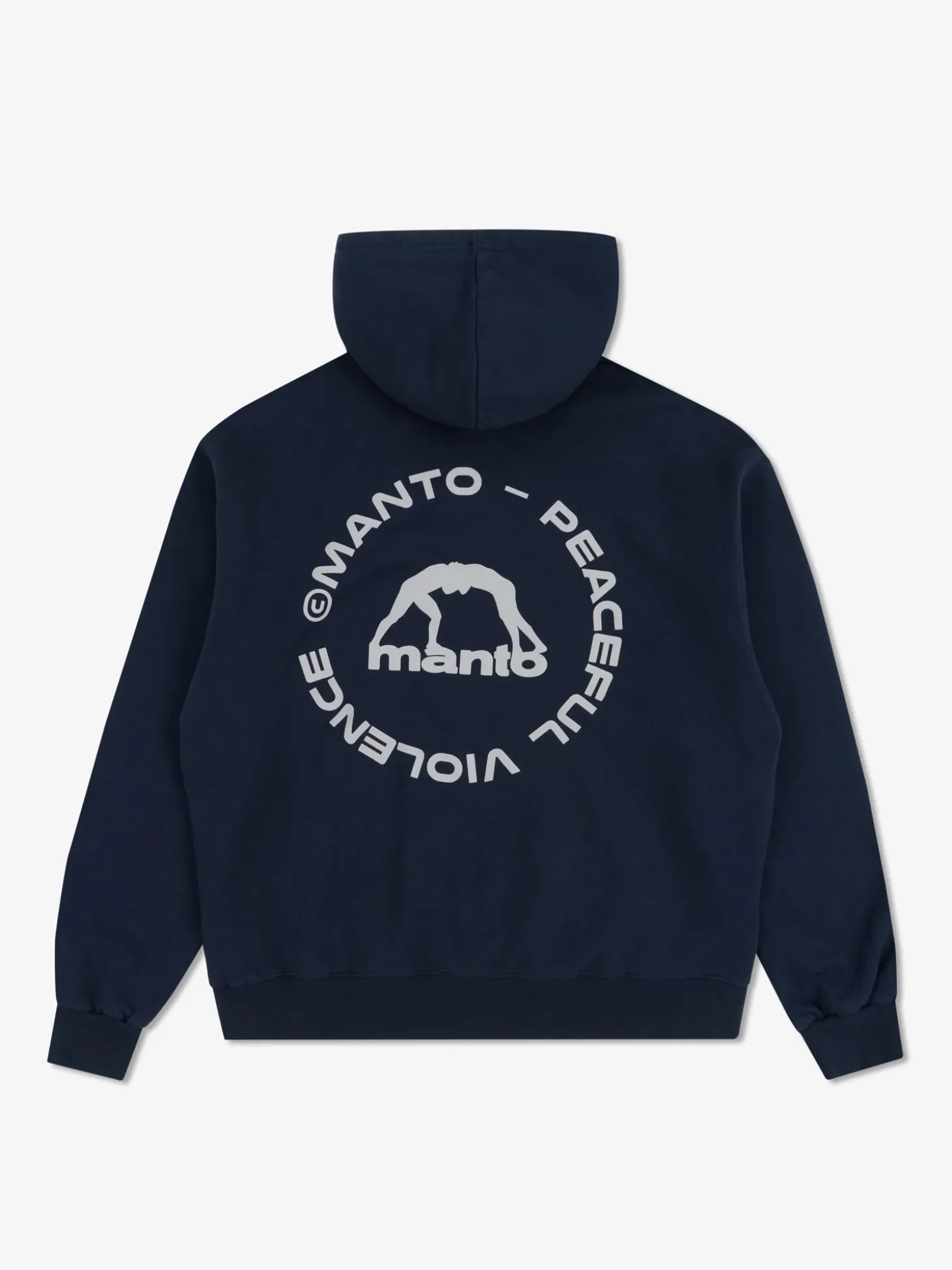 MANTO hoodie LABEL 25 OVERSIZE marineblau