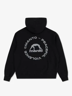 MANTO hoodie LABEL 25 OVERSIZE schwarz