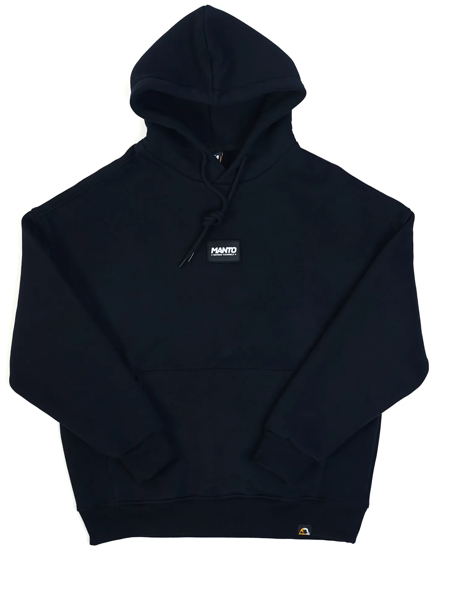 MANTO hoodie LABEL OVERSIZE schwarz