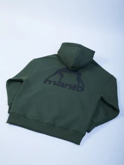 MANTO hoodie LABEL OVERSIZE khaki