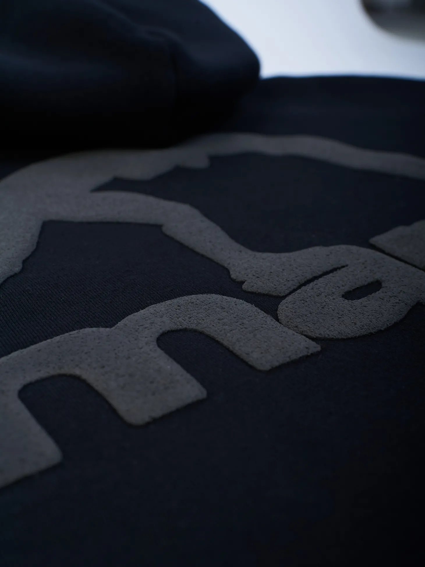 MANTO hoodie LABEL OVERSIZE schwarz