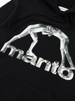 MANTO hoodie METAL 24 schwarz