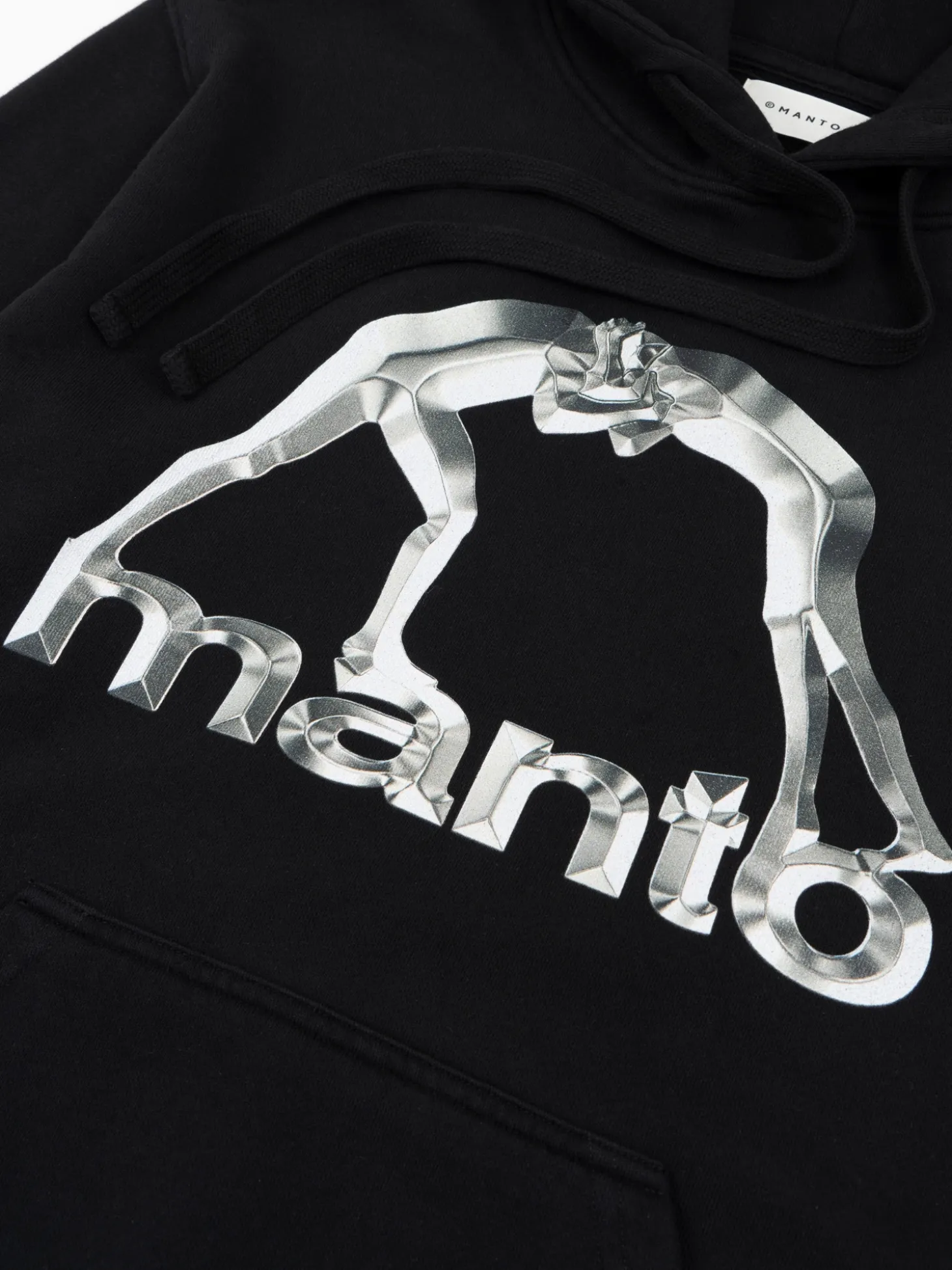 MANTO hoodie METAL 24 schwarz