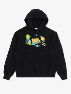 MANTO hoodie REFLECTION OVERSIZE schwarz