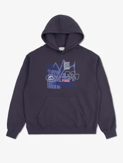 MANTO hoodie WIRE OVERSIZE purple