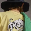MANTO kinder t-shirt DOGS gelb