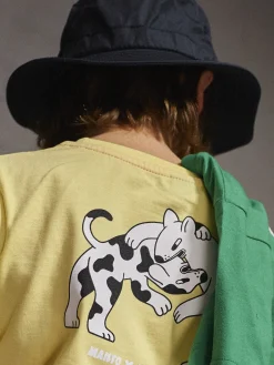 MANTO kinder t-shirt DOGS gelb
