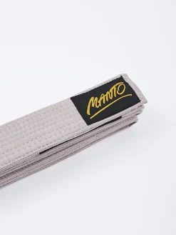 MANTO Kindergürtel BJJ TAG grau
