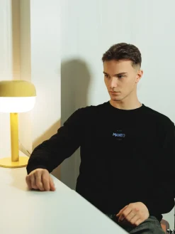 MANTO longsleeve BLUR schwarz