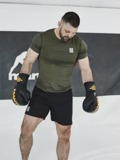 MANTO performance t-shirt PULSE khaki