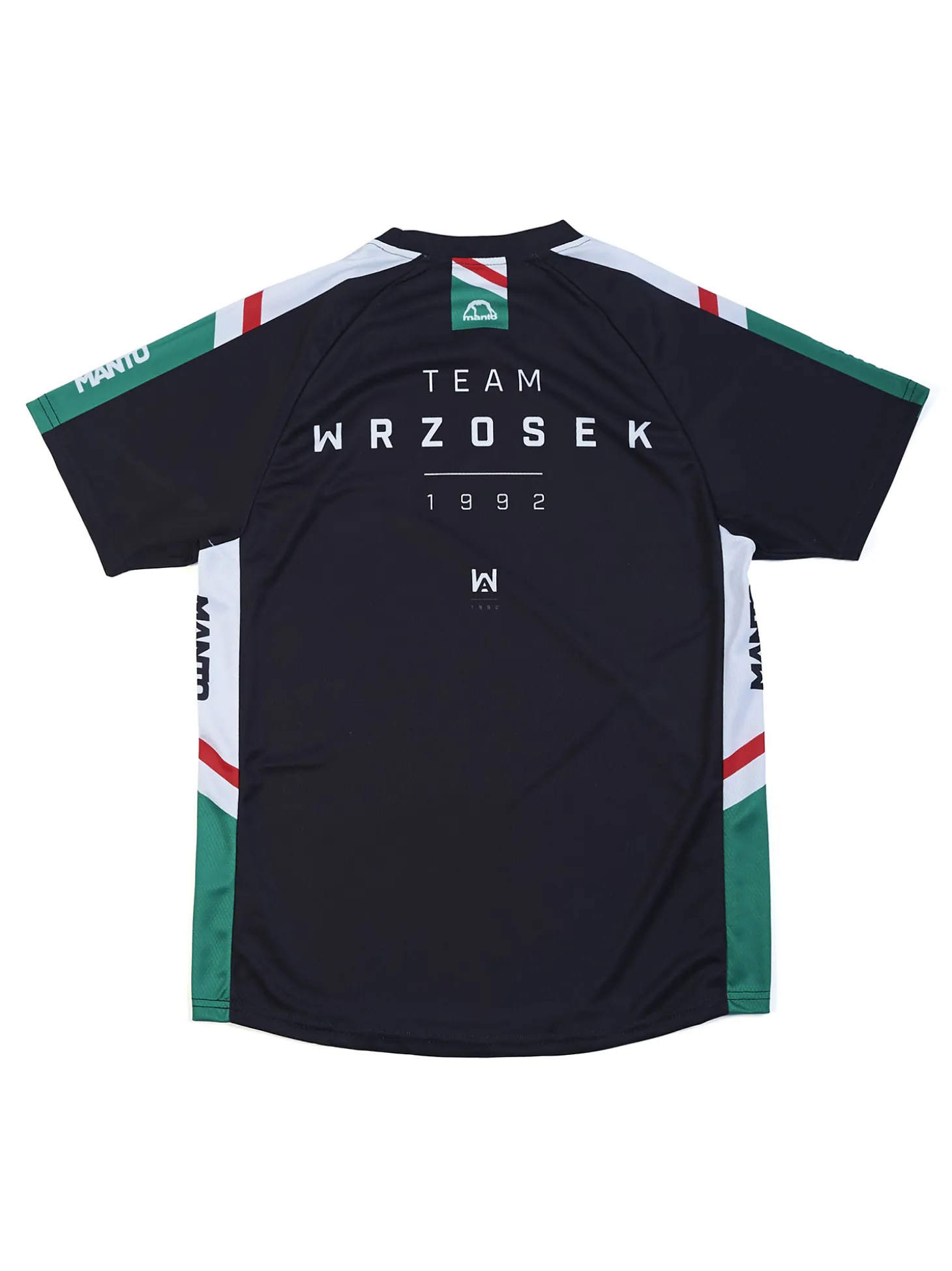 MANTO performance t-shirt TEAM WRZOSEK schwarz