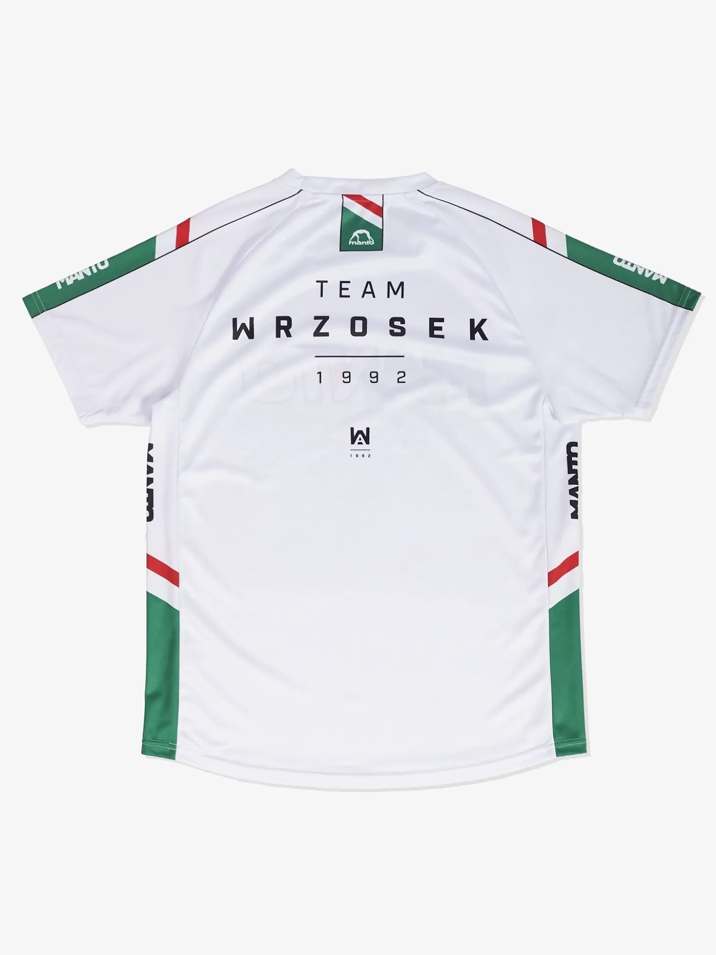 MANTO performance t-shirt TEAM WRZOSEK weiss